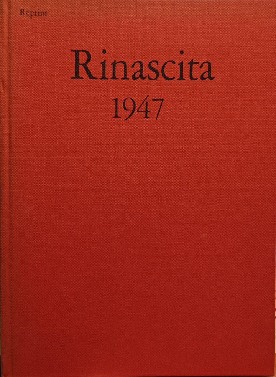 Rinascita 1947. Reprint