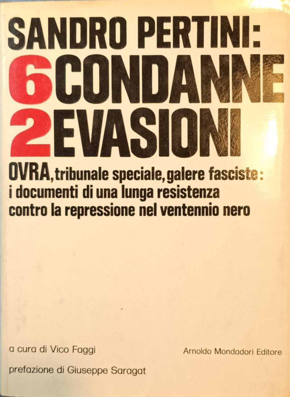 Sandro Pertini: sei condanne, due evasioni