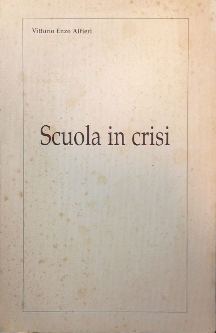 Scuola in crisi
