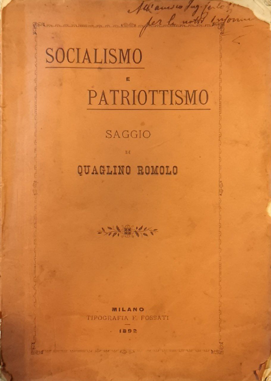Socialismo e patriottismo