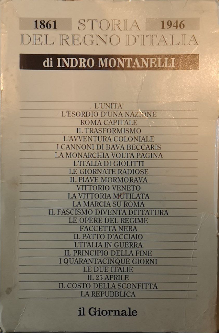 Storia del Regno d'Italia: 1861-1946