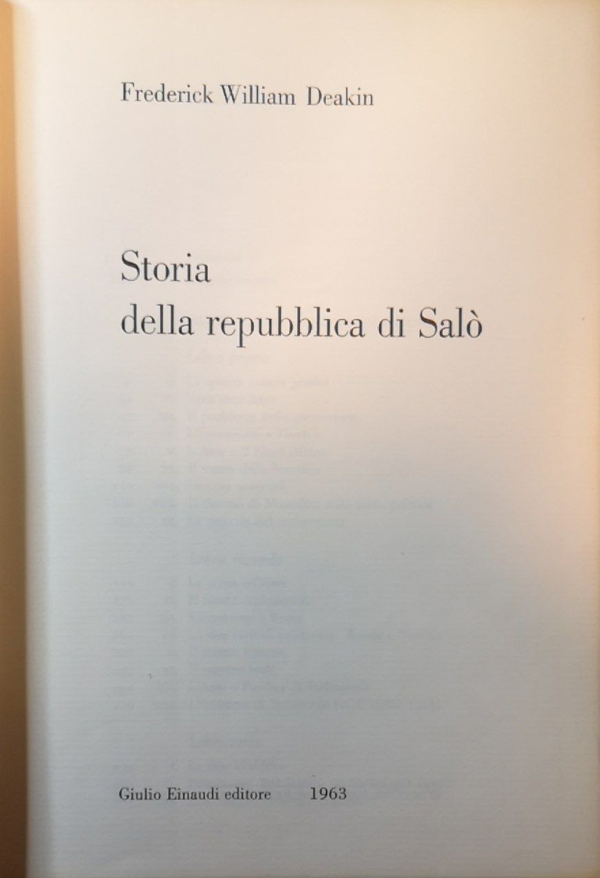 Storia della repubblica di Salo