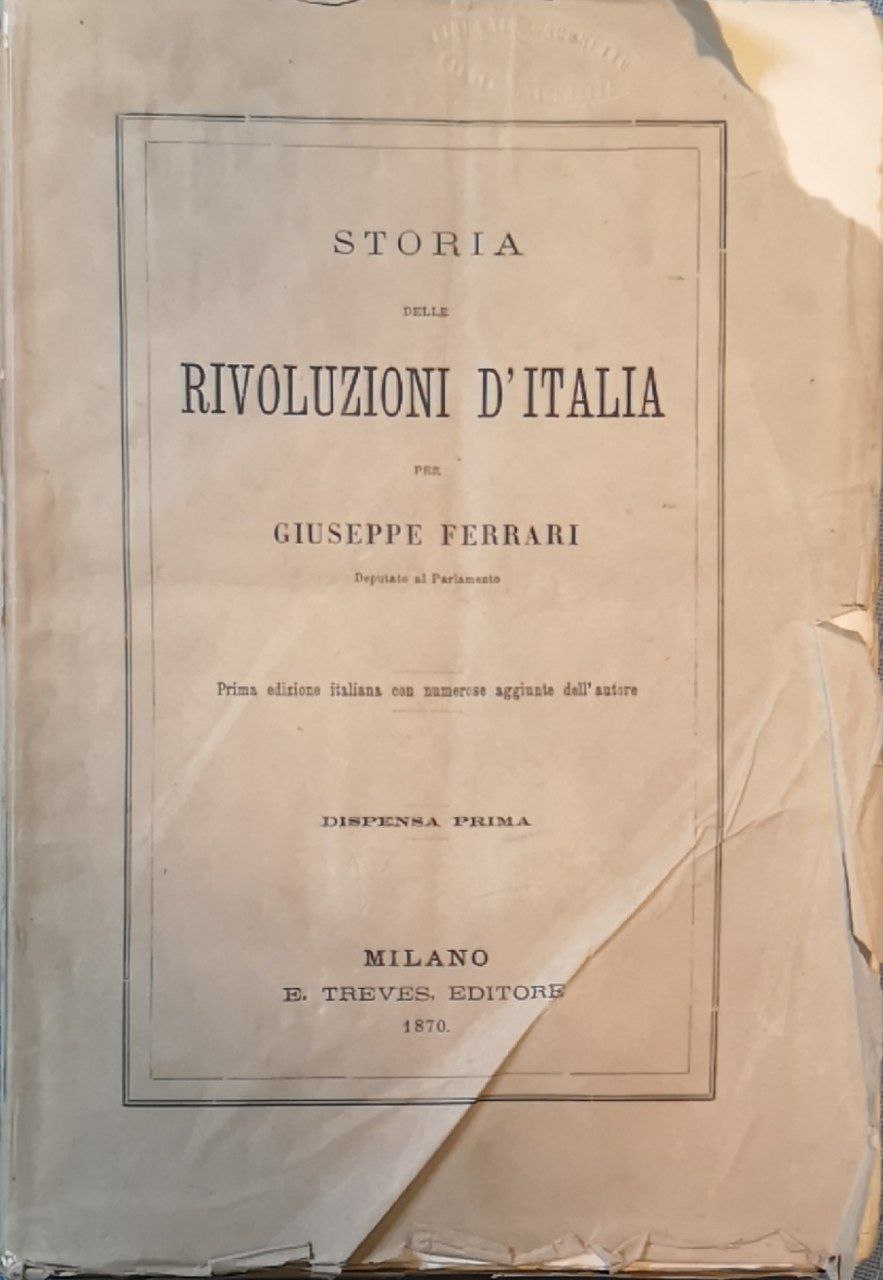 Storia delle rivoluzioni d'Italia