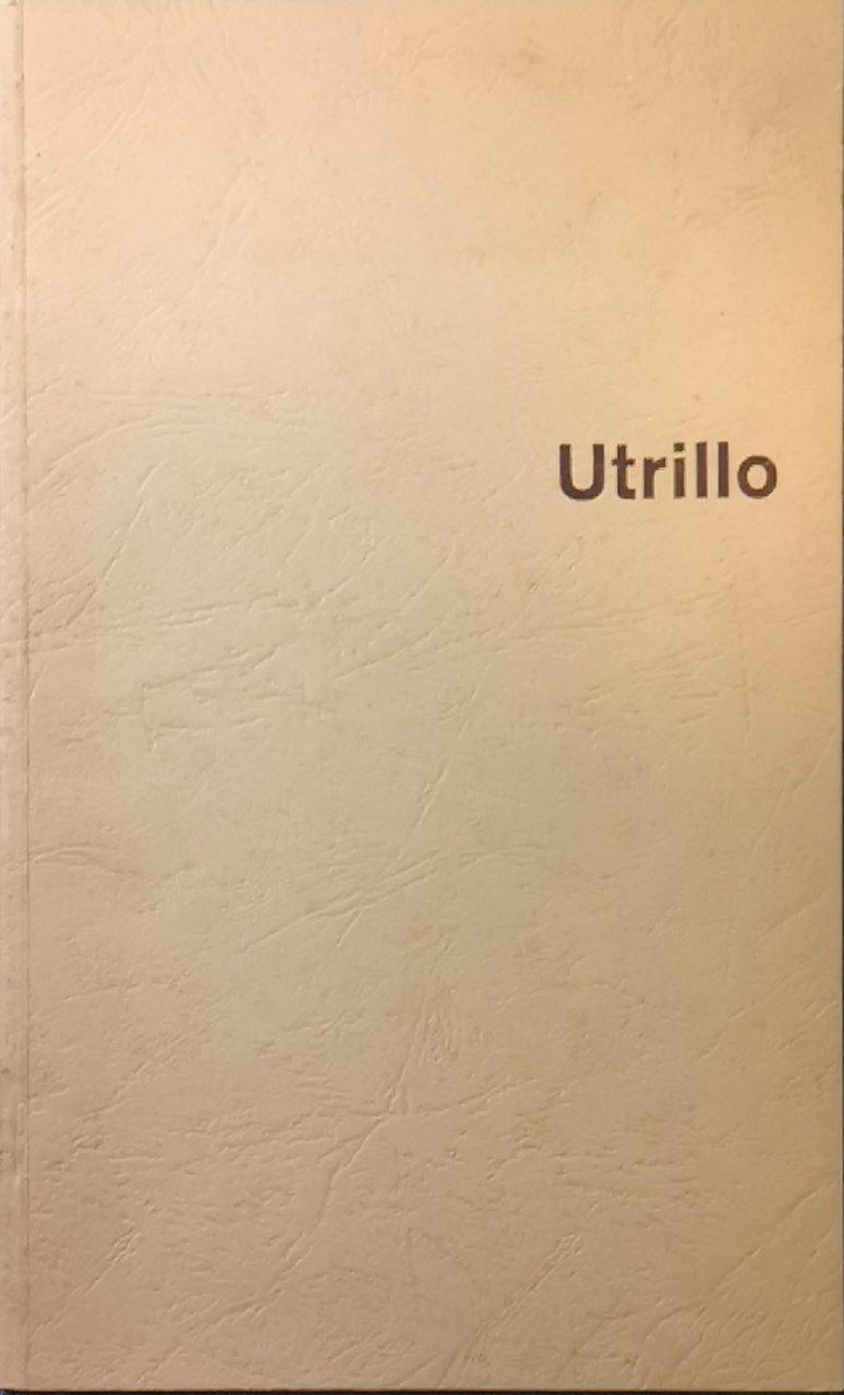 Utrillo. 19. Januar bis 17. Marz. 1963