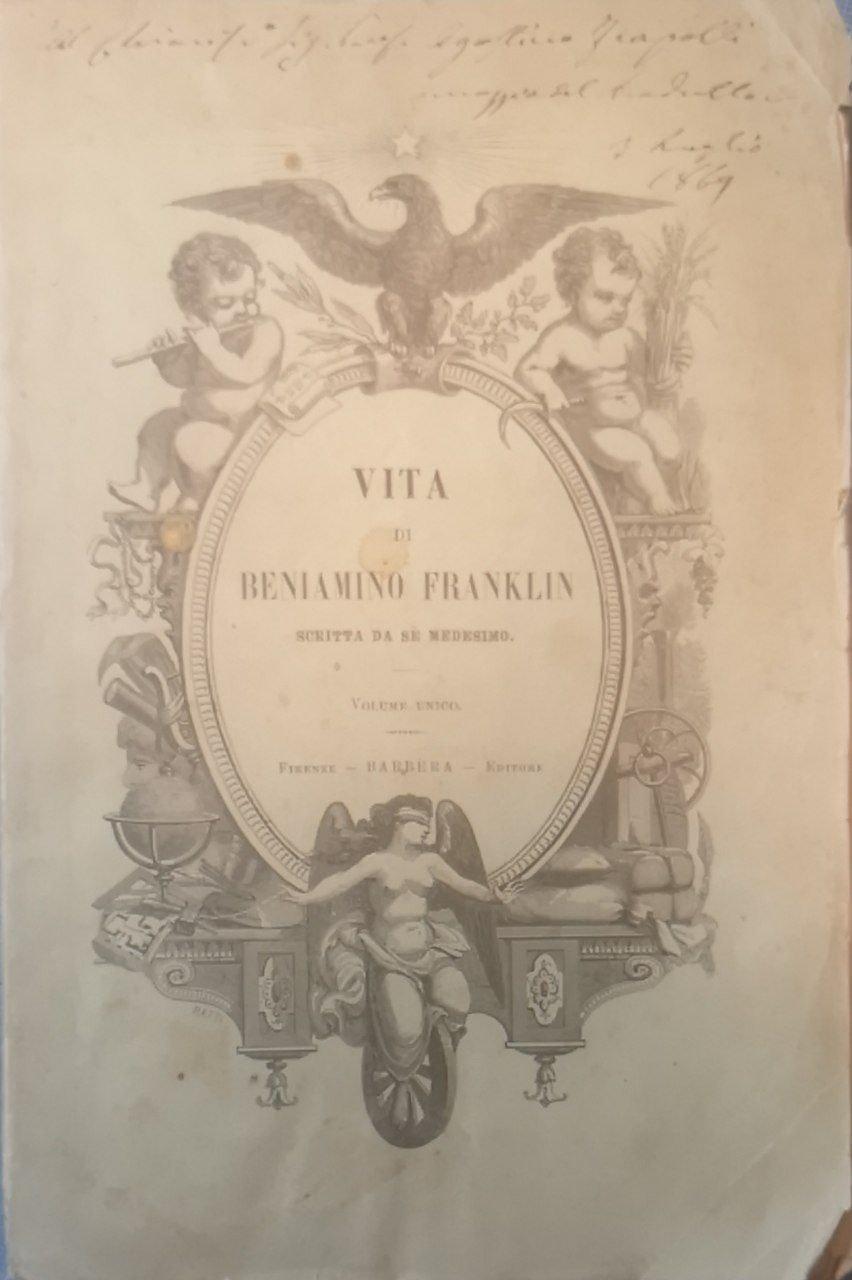 Vita di Beniamino Franklin scritta da se medesimo