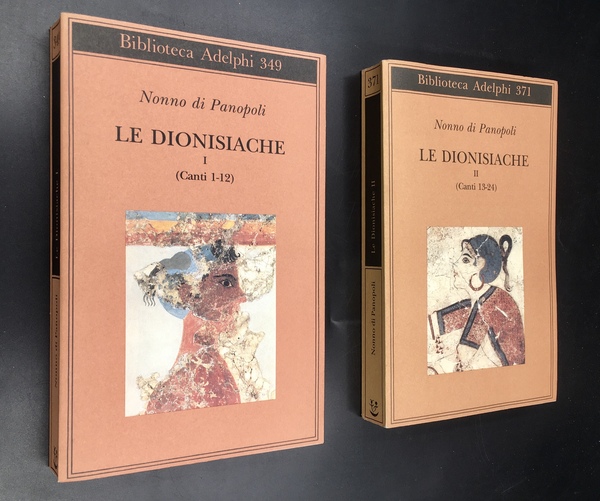 Le DIONISIACHE. I primi 2 volumi, su 3: vol. 1° …
