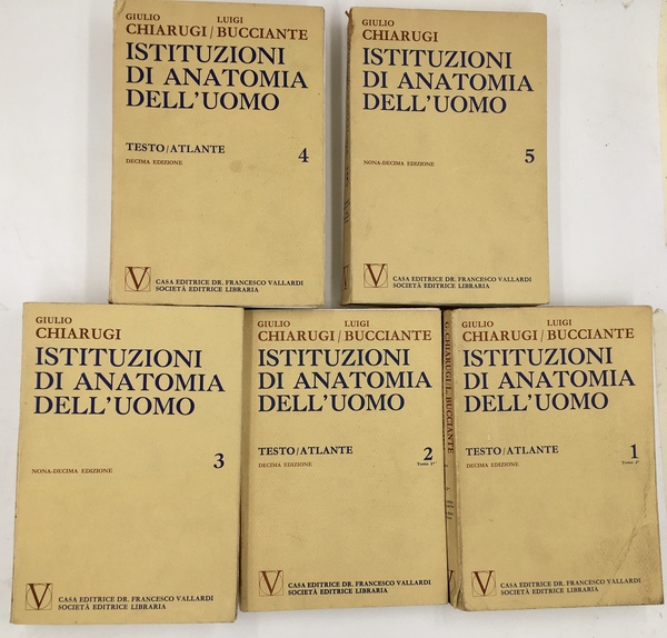 Istituzioni di ANATOMIA dell'UOMO. Disponibili: Volume 1°, tomo 2* ,+ …