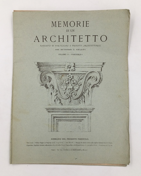 Villino BOGGIO in VALPERGA. Tavole I (Facciata) e II (Fianco) …