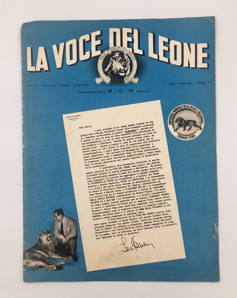 La VOCE del LEONE. Quindicinale della Metro - Goldwyn - …