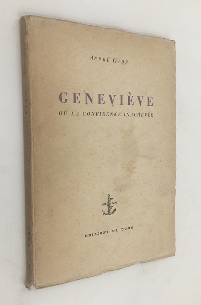 GENEVIEVE ou la CONFIDENCE INACHEVEE.