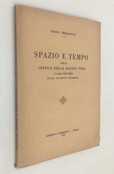 SPAZIO e TEMPO nella CRITICA della RAGION PURA e loro …