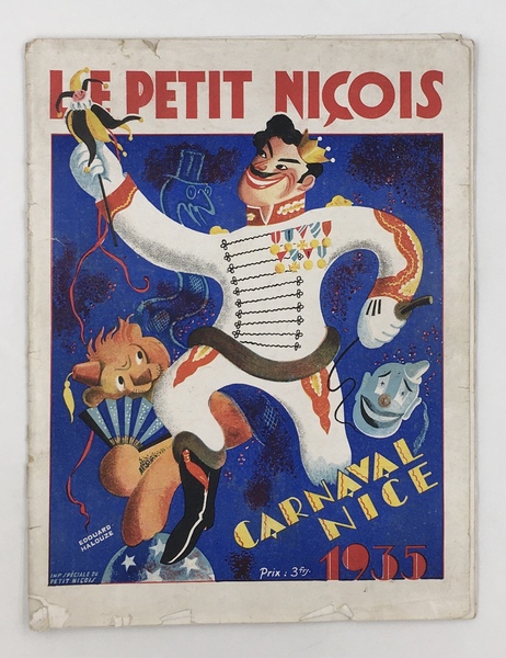 CARNAVAL de NICE 1935. Imp. spéciale du "Petit Niçois".