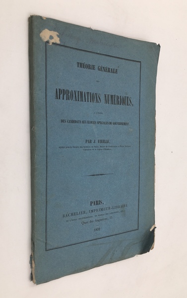 Théorie générale des APPROXIMATIONS NUMERIQUES a l'usage des condidats aux …
