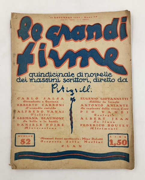 L'ARMADIO SUICIDA. In: "Le Grandi Firme", quindicinale di novelle dei …
