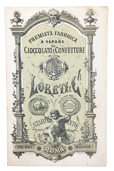 Premiata FABBRICA a VAPORE di CIOCCOLATO e CONFETTURE Loreti & …