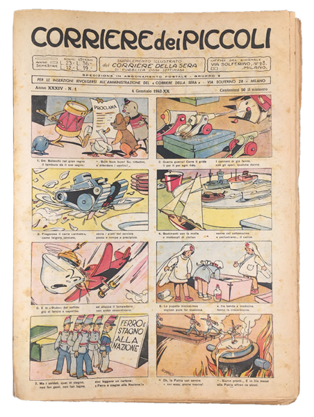 CORRIERE dei PICCOLI. 1942. Annata completa. Supplemento illustrato del Corriere …