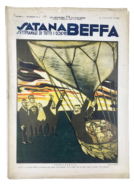 SATANA BEFFA. Settimanale di tutti i colori. Anno 1, n. …