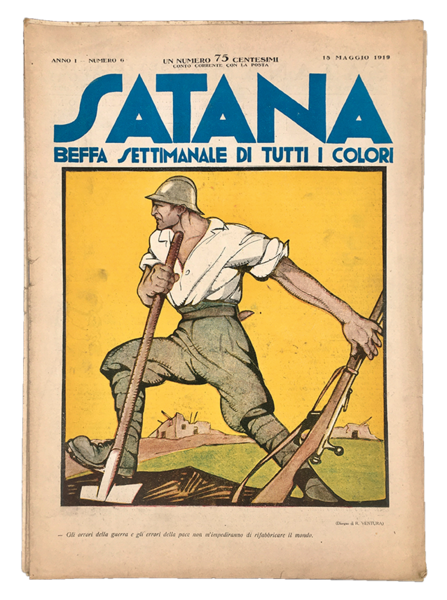 SATANA BEFFA. Settimanale di tutti i colori. Anno 1, n. …