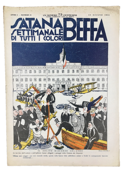 SATANA BEFFA. Settimanale di tutti i colori. Anno 1, n. …