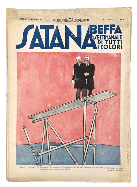 SATANA BEFFA. Settimanale di tutti i colori. Anno 1, n. …