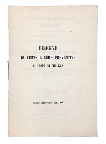Disegno di VISITE e CURE PREVENTIVE in tempo di CHOLERA. …