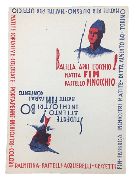 FIM - Fabbrica Inchiostri Matite - Torino. CARTA ASSORBENTE. Studente …