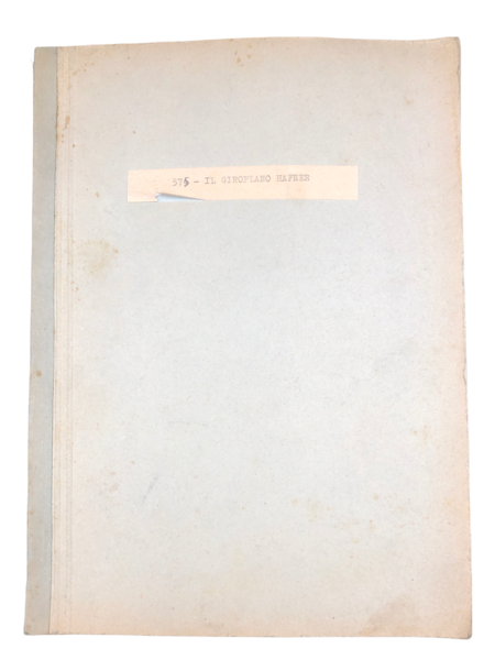 IL GIROPLANO HAFNER. Trad. di Francesco CORNACCHIA. Traduzione it. dal …