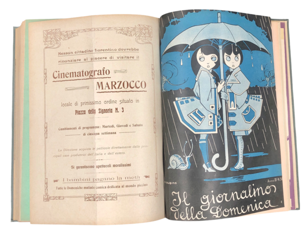 IL GIORNALINO della DOMENICA. Annata completa 1909 + il 2° …