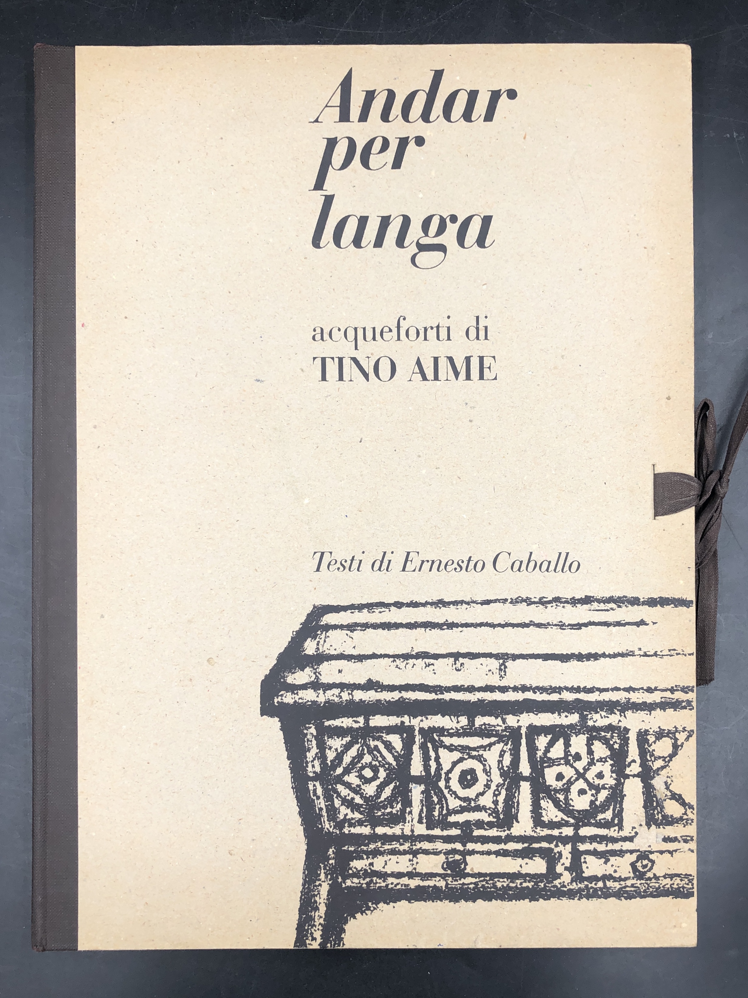 Andar per LANGA. Sei ACQUEFORTI [una puntasecca e una LITOGRAFIA …