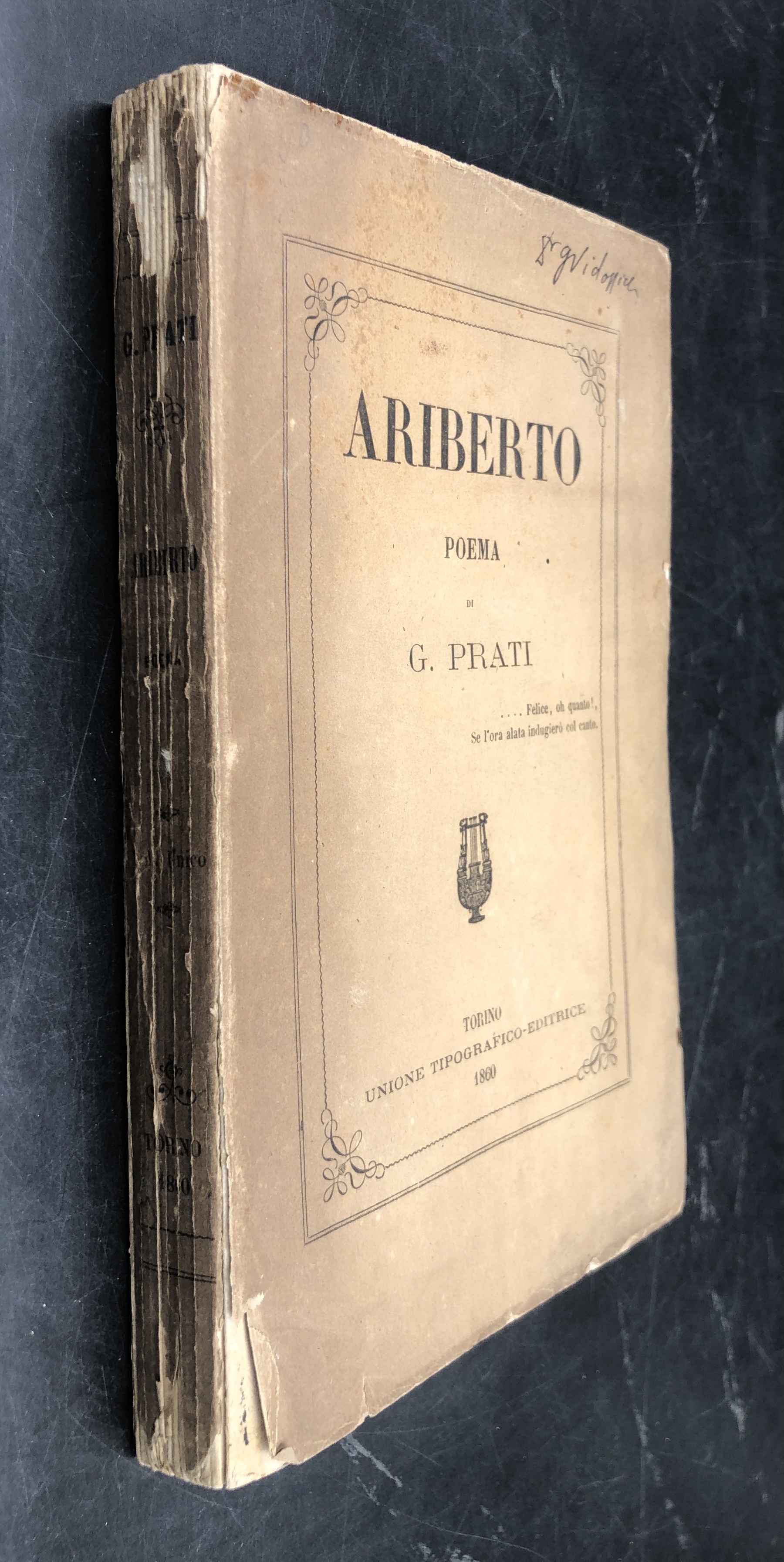 ARIBERTO. Poema.