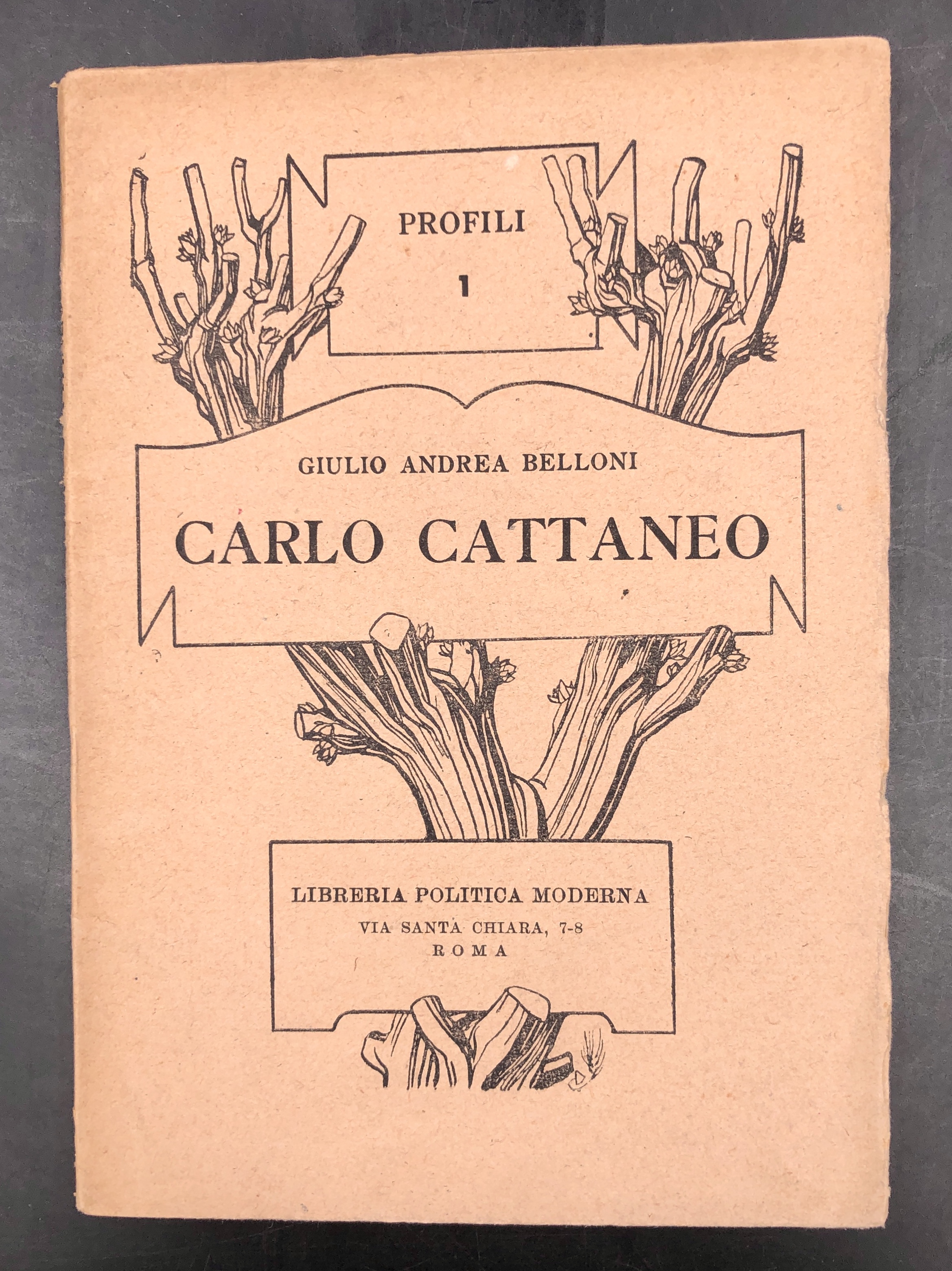 CARLO CATTANEO.Collana "Profili", 1.