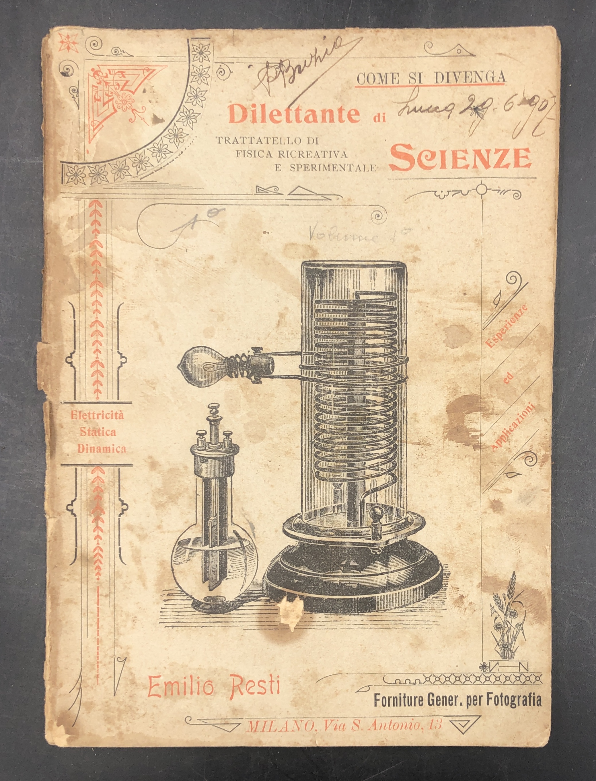 Come si divenga DILETTANTE di SCIENZE. Trattatello di FISICA RICREATIVA …