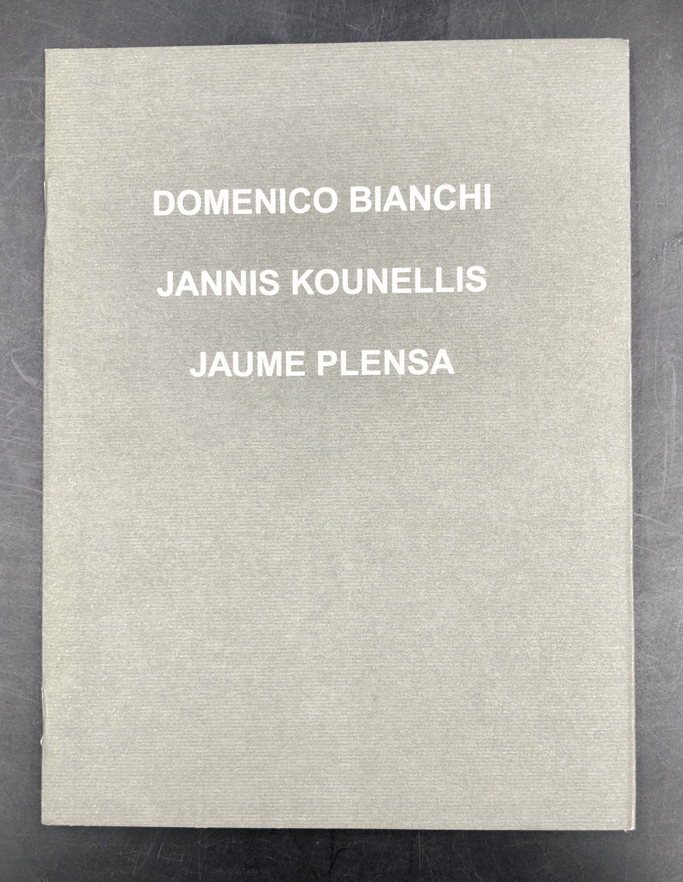 Domenico BIANCHI, Jannis KOUNELLIS, Jaume PLENSA. Mostra alla Galleria Scognamiglio …