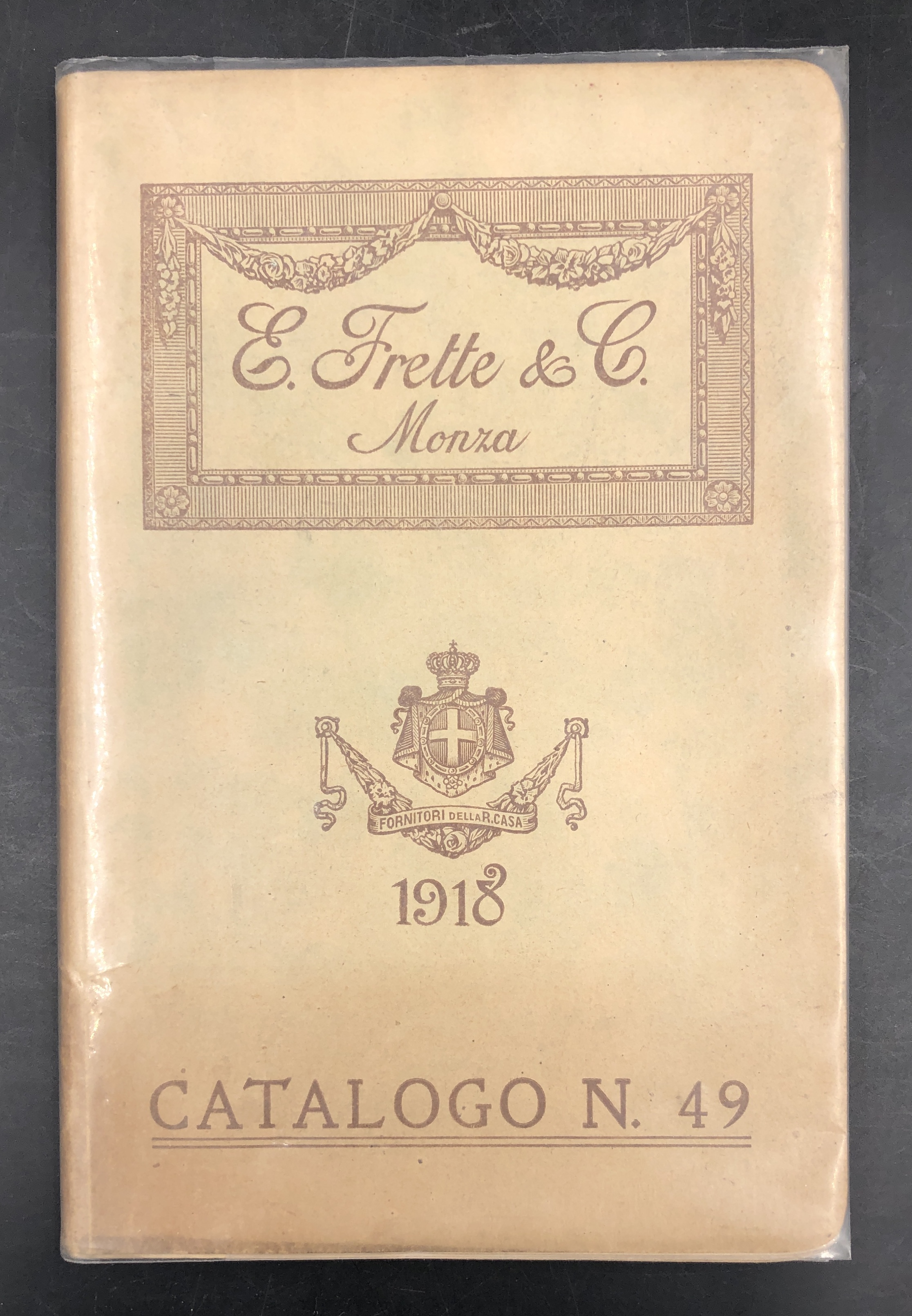 Fabbriche TELERIE E. FRETTE & C Monza. CATALOGO n. 49, …