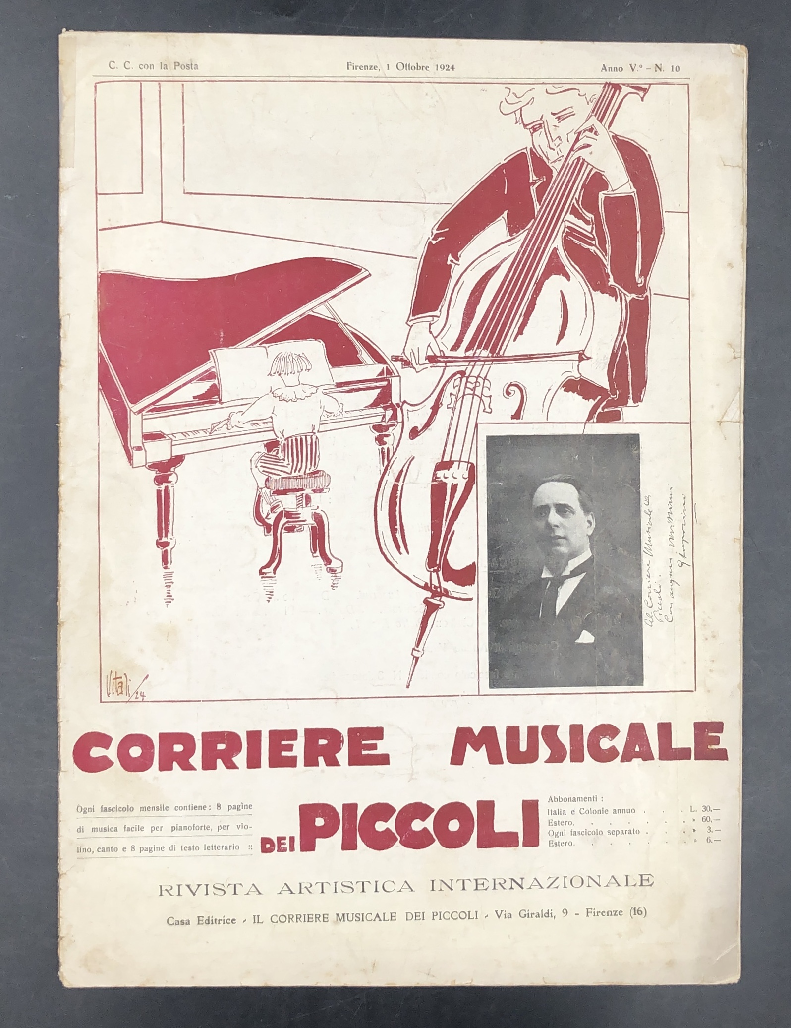 IL CORRIERE MUSICALE dei PICCOLI. A. V., n. 10, 1° …