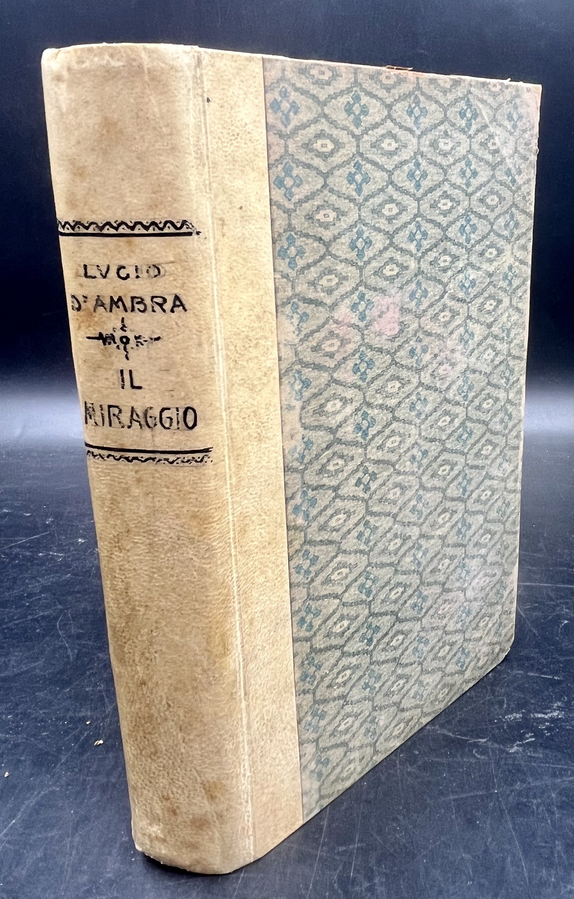 IL MIRAGGIO. Romanzo. Seconda edizione.
