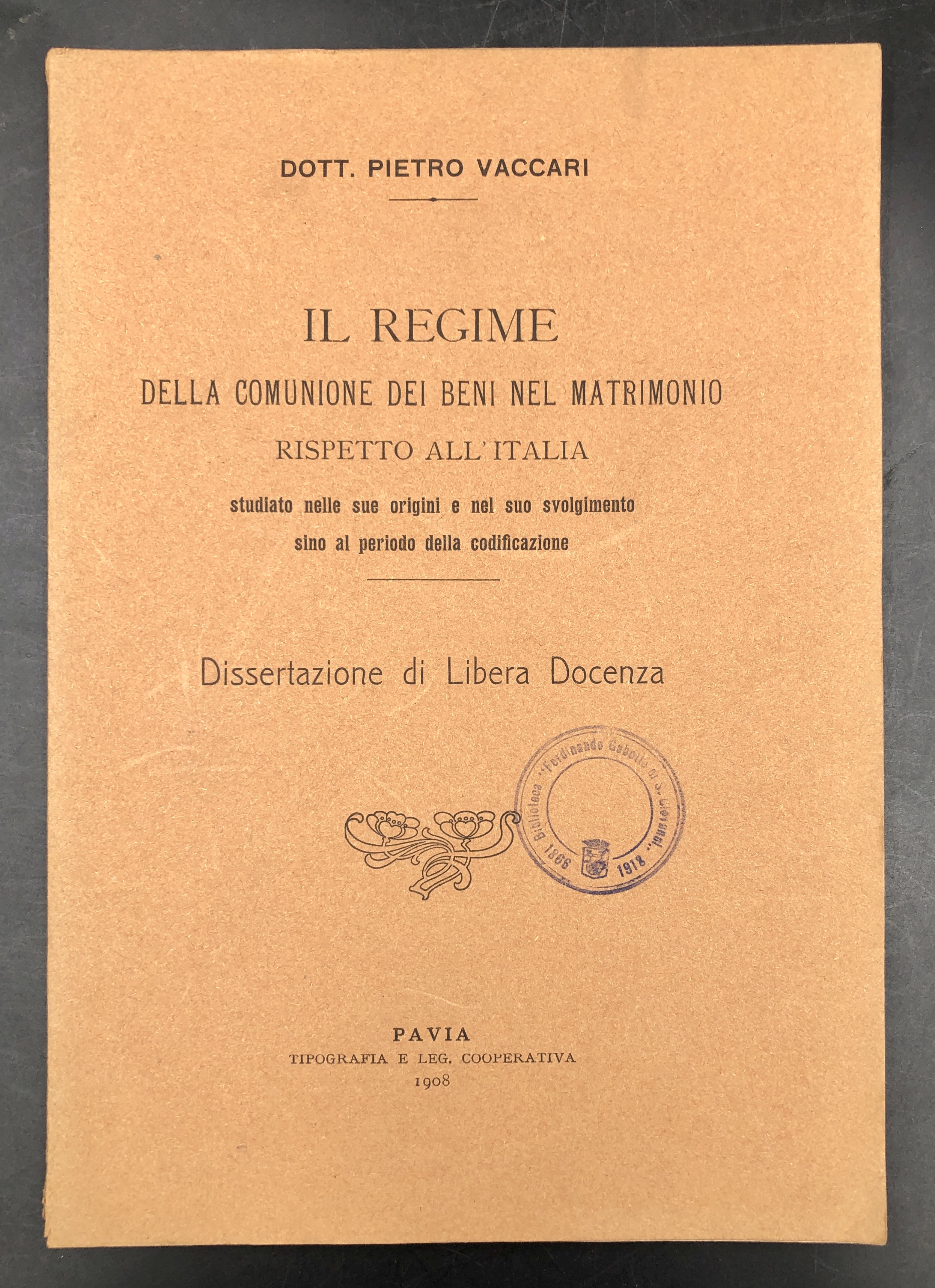 IL REGIME della COMUNIONE dei BENI nel MATRIMONIO rispetto all'ITALIA …