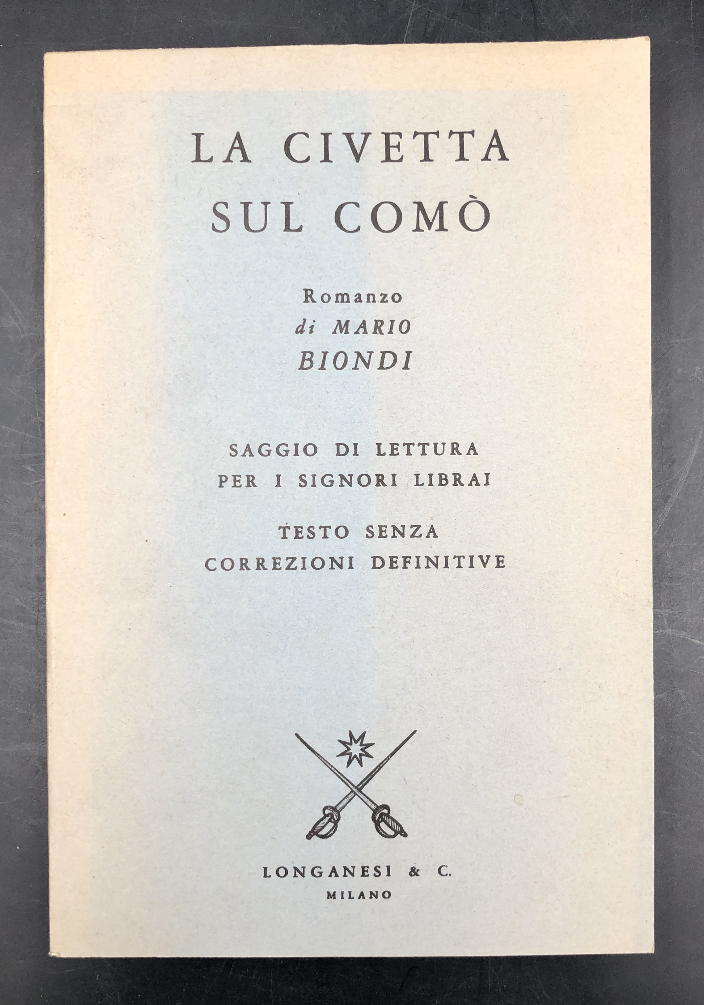 La CIVETTA sul COMò. Romanzo Saggio di lettura per i …