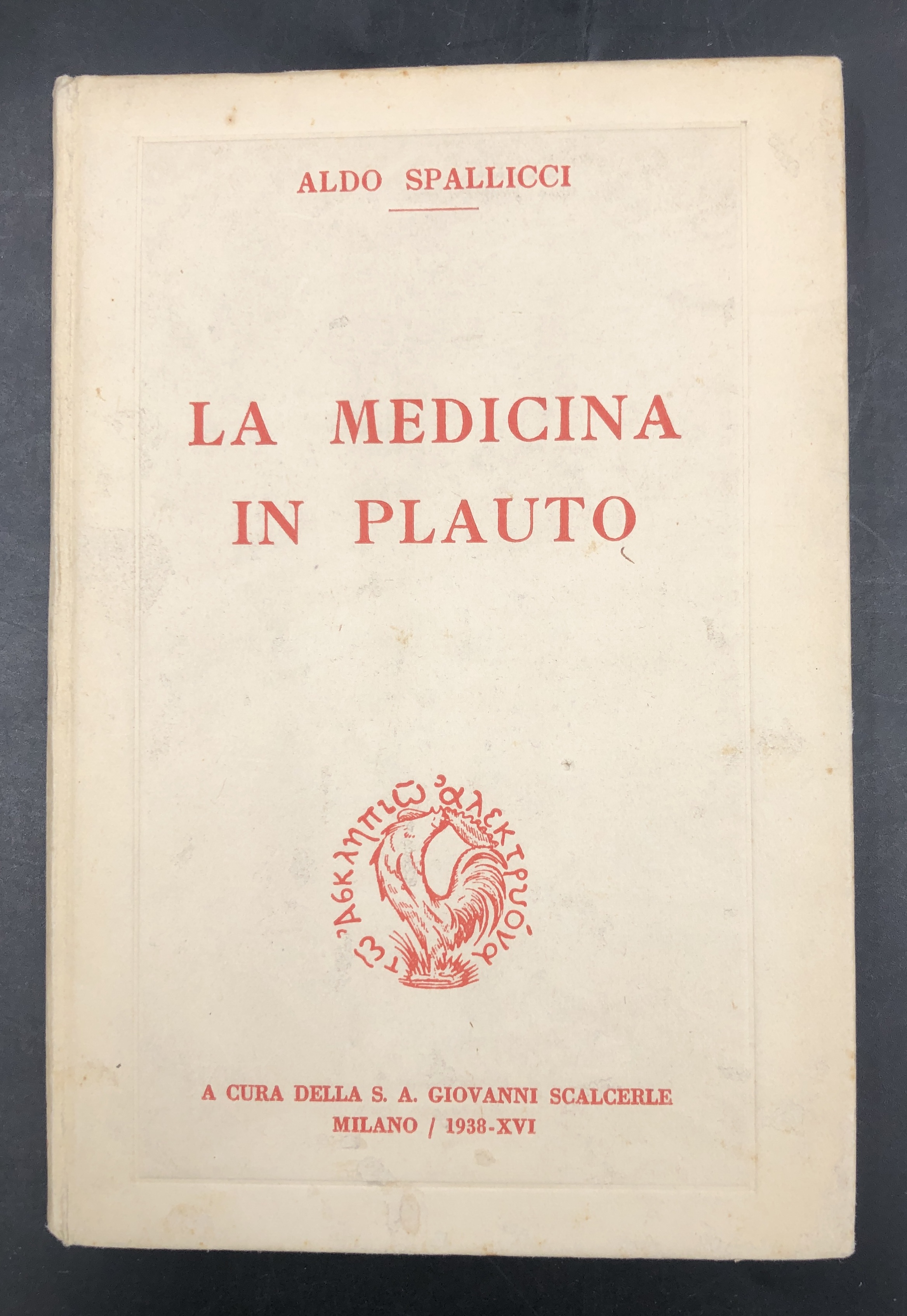 La MEDICINA in PLAUTO.