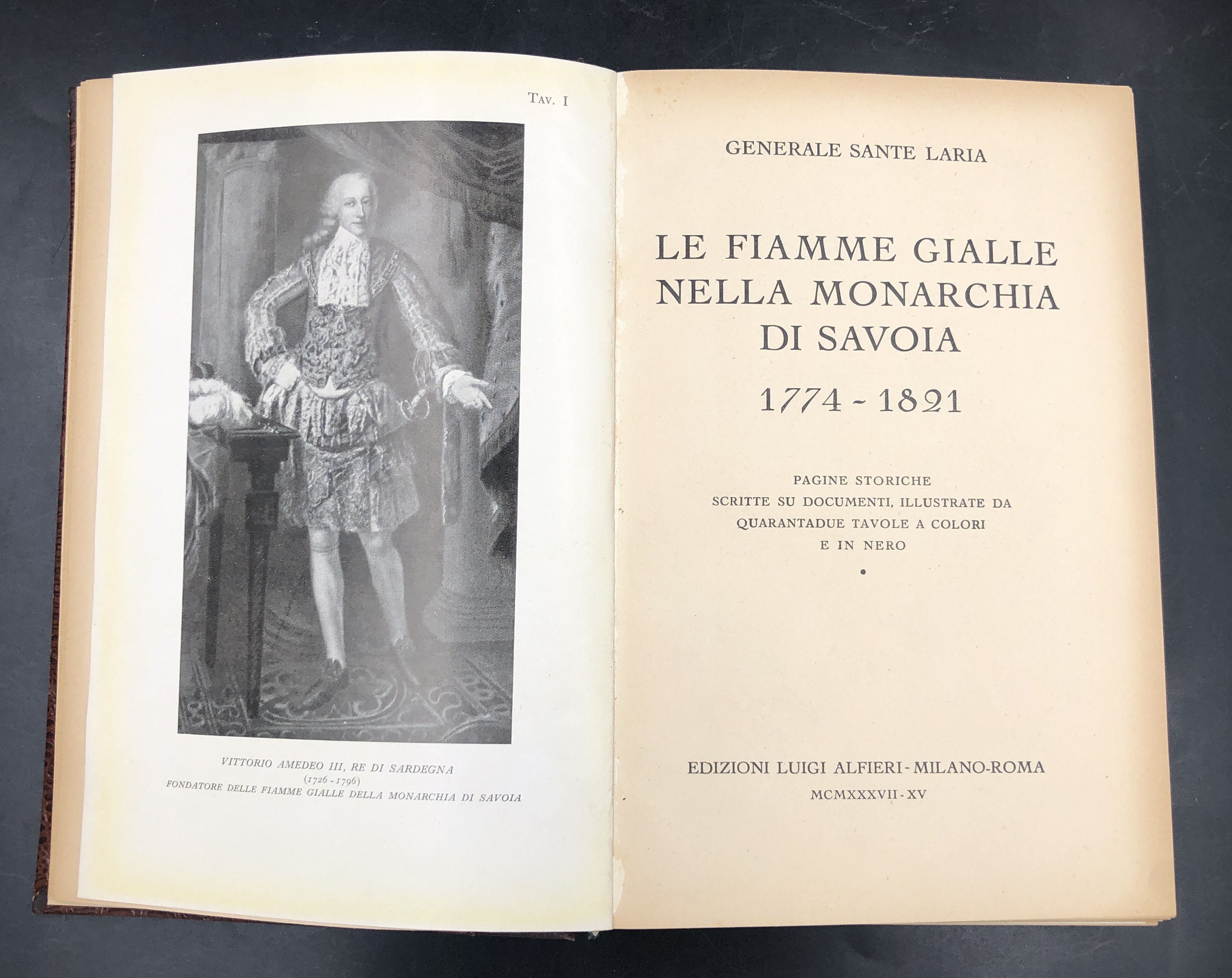 Le FIAMME GIALLE nella monarchia di SAVOIA, 1774-1821. Pagine storiche …