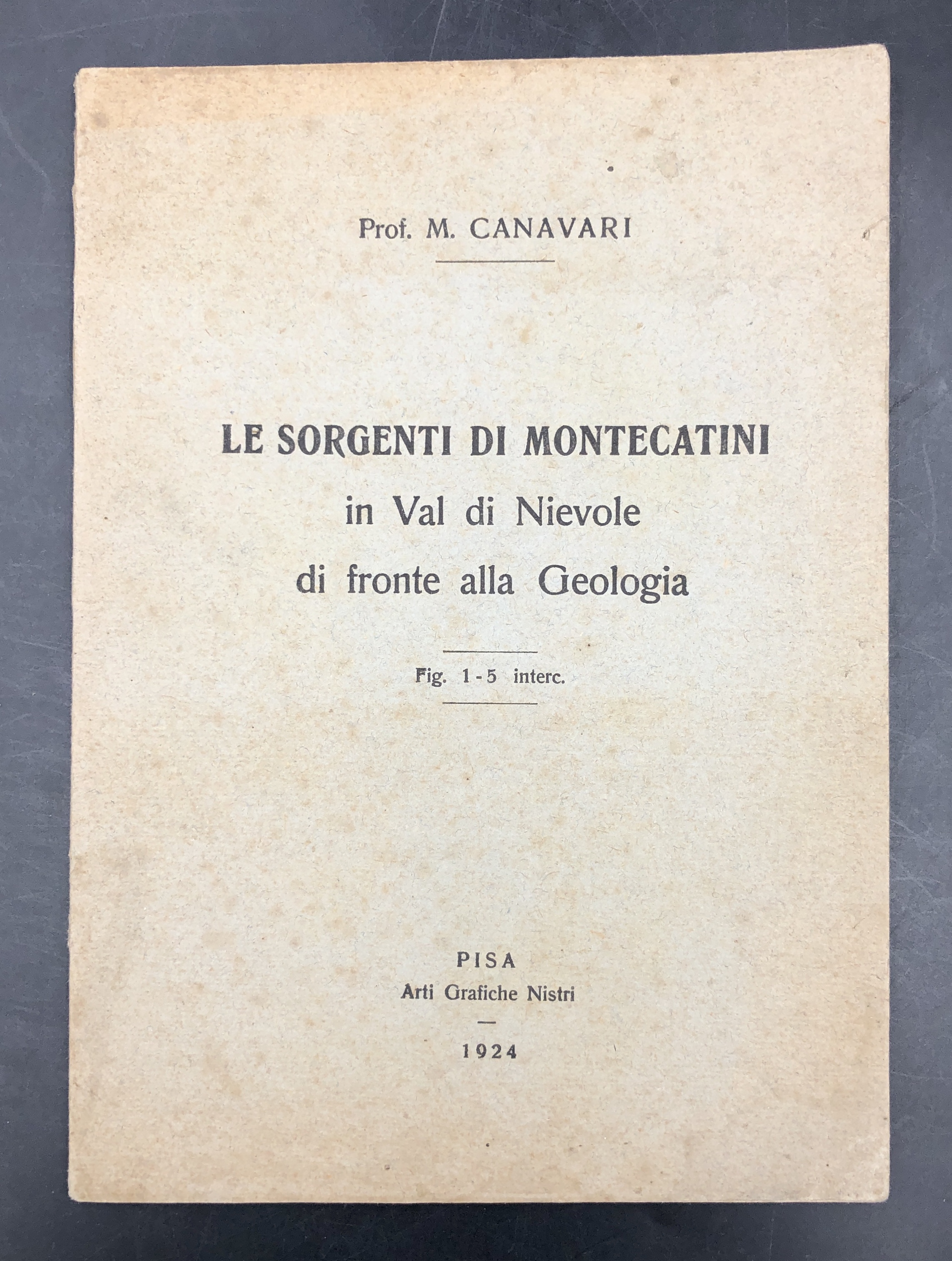 Le SORGENTI di MONTECATINI in VAL di NIEVOLE di fronte …