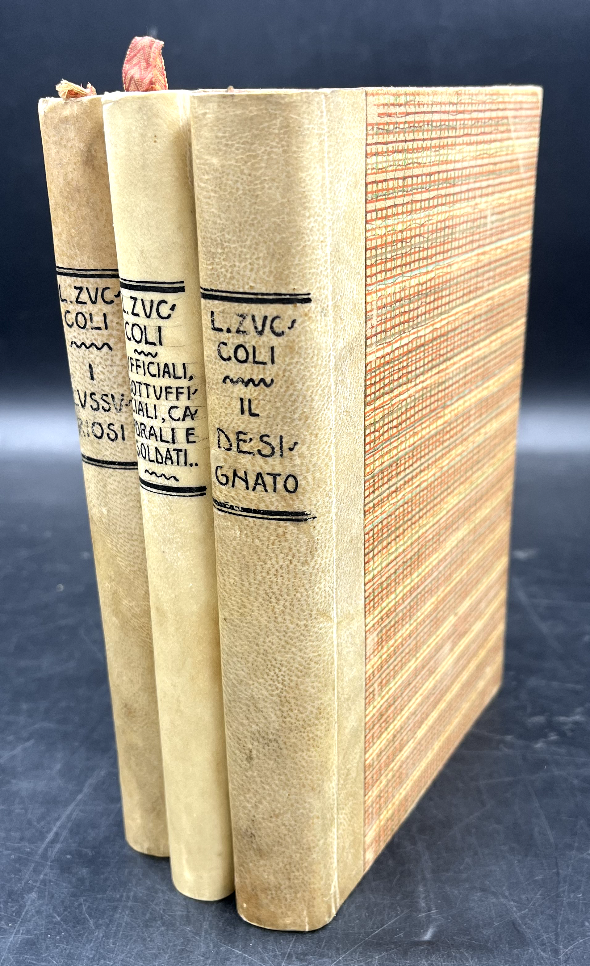 Lotto di 3 opere. 1) I LUSSURIOSI. 2) UFFICIALI, SOTTUFFICIALI, …