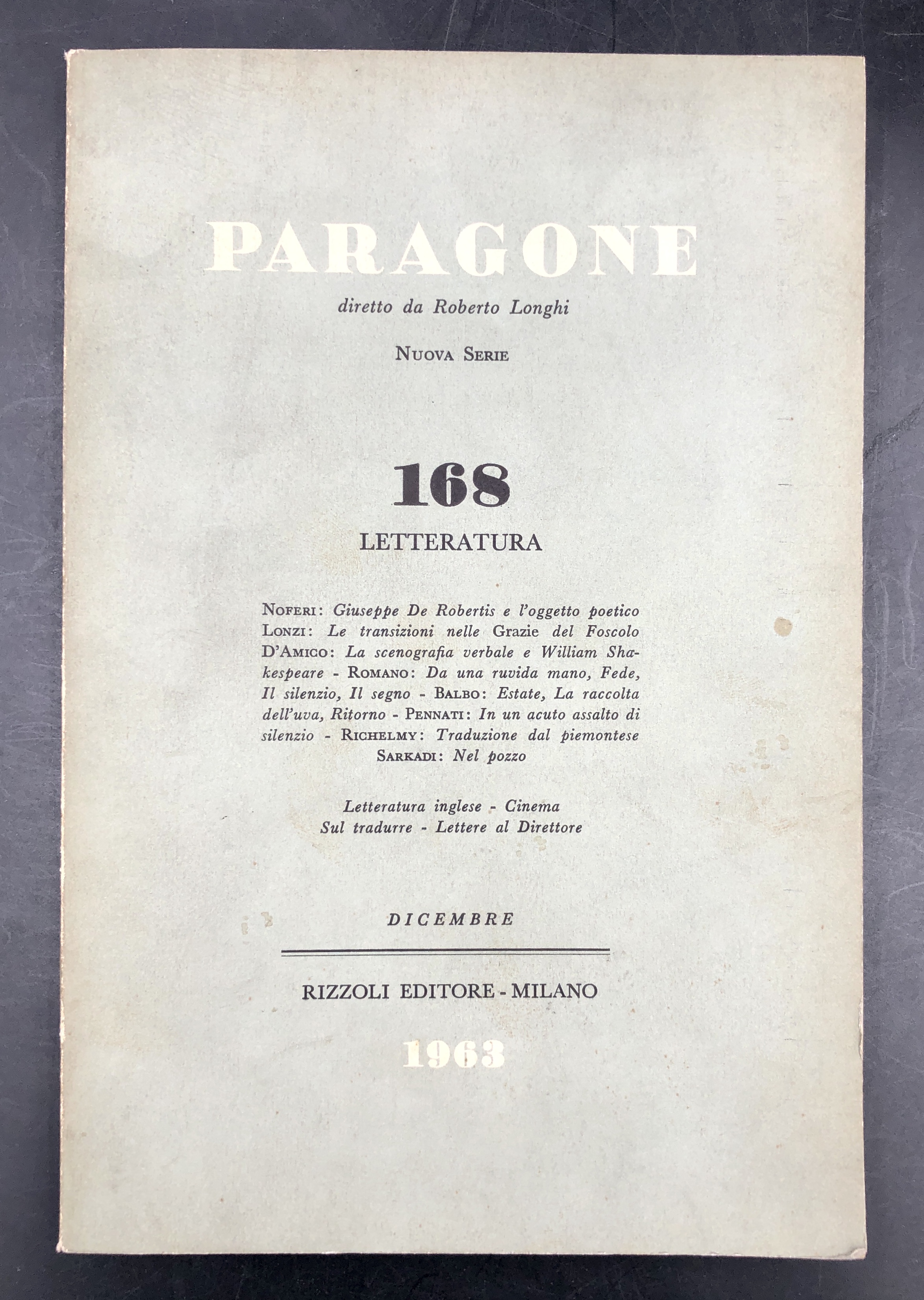 Nel POZZO. [Racconto lungo]. Traduzione di Umberto Albini e Miklos …