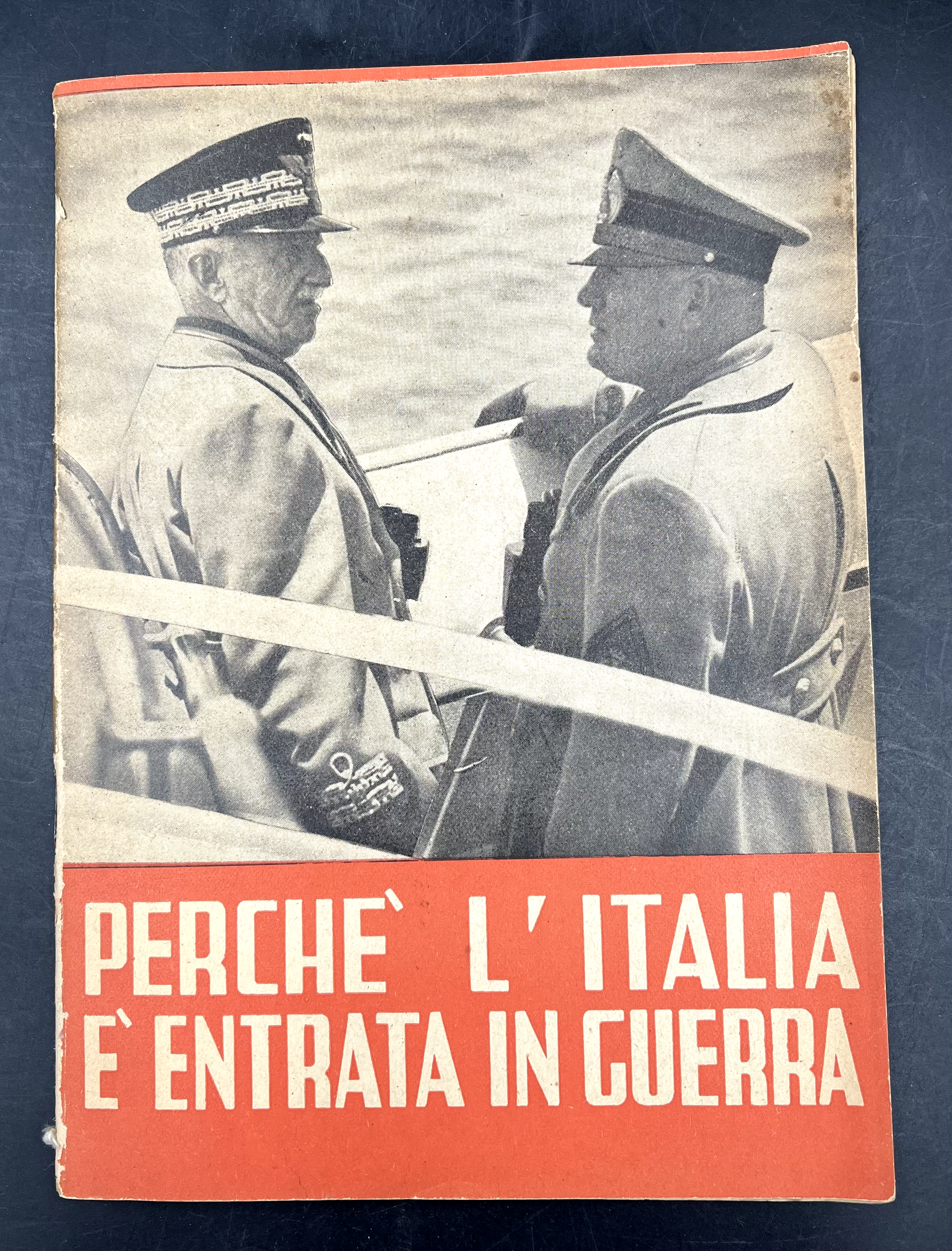 PERCHé l'ITALIA è ENTRATA in GUERRA.