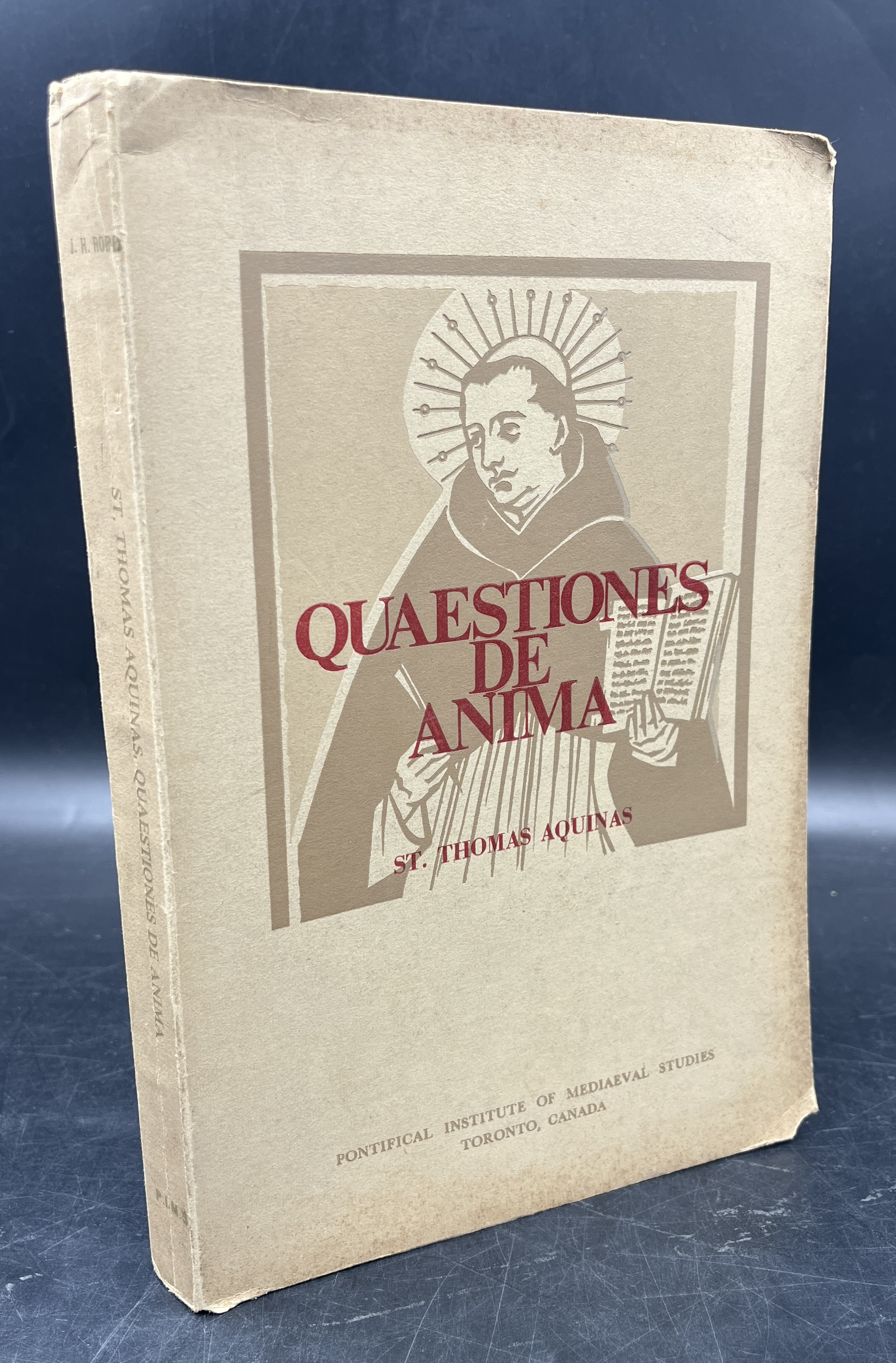 QUAESTIONES DE ANIMA: A Newly Established Edition of the Latin …