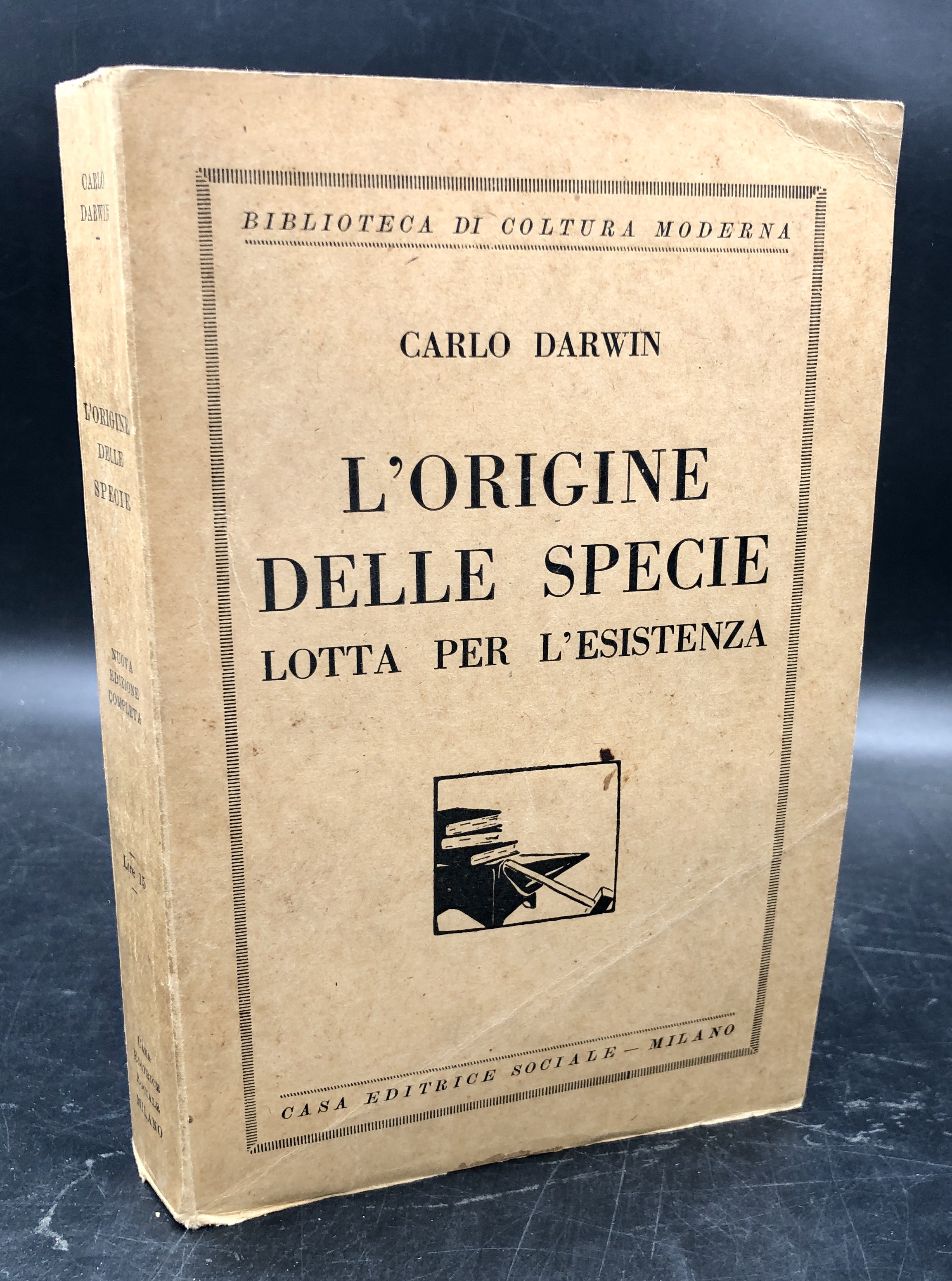 Sulla ORIGINE delle SPECIE per elezione naturale, ovvero Conservazione delle …