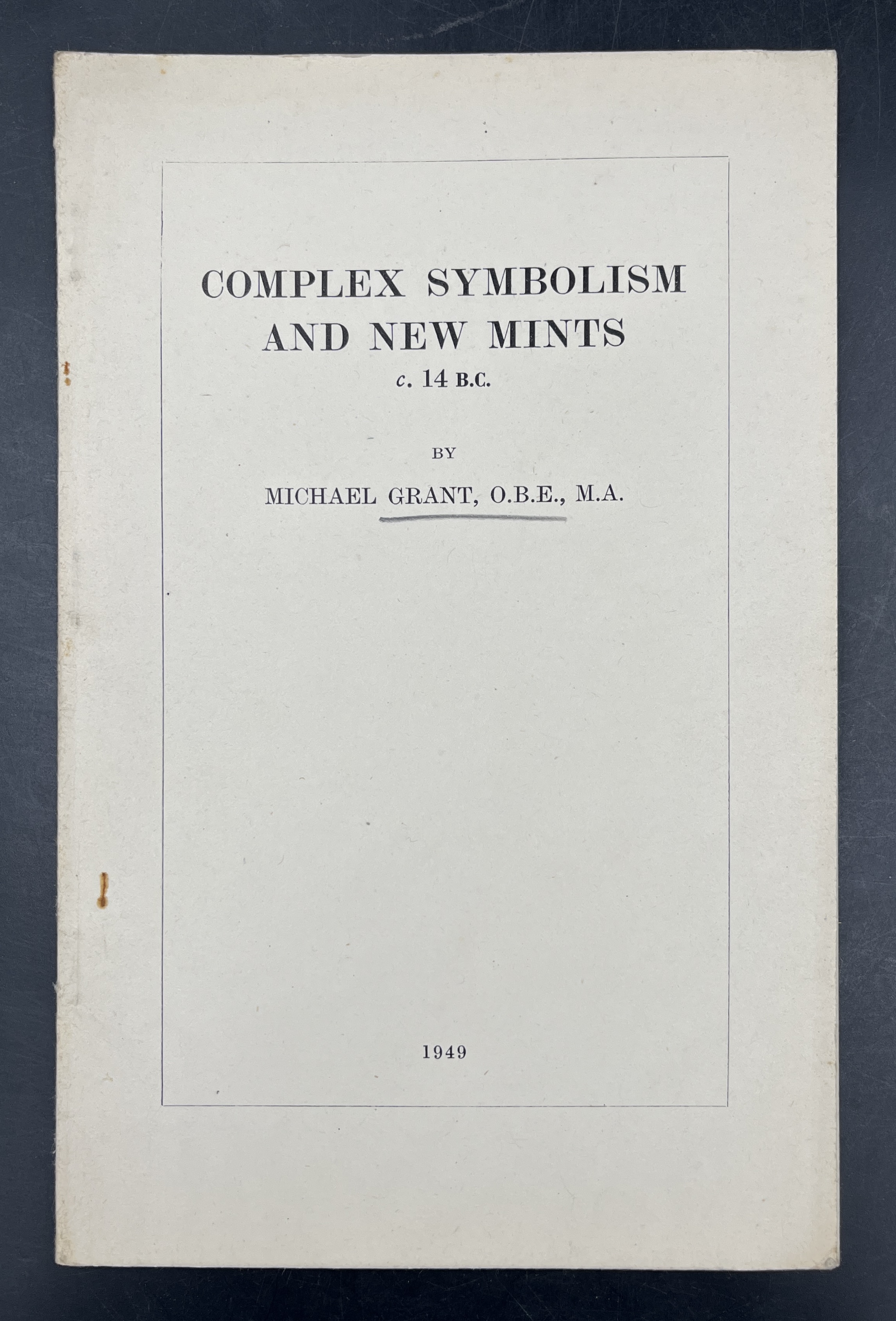 The COLONIAL MINTS of GAIUS + COMPLEX SYMBOLISM and NEW …