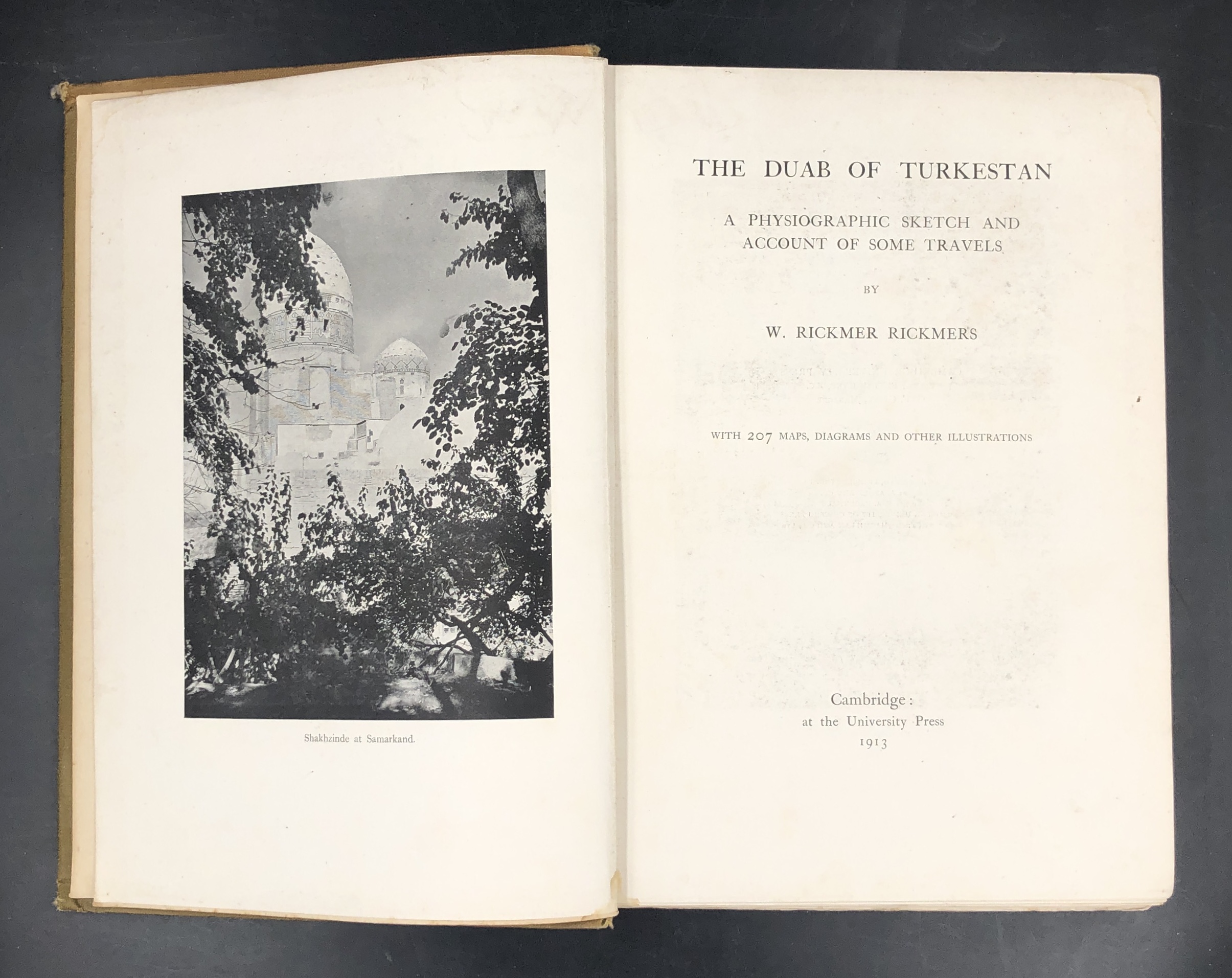 The DUAB of TURKESTAN. A physiographic Sketch and Account of …