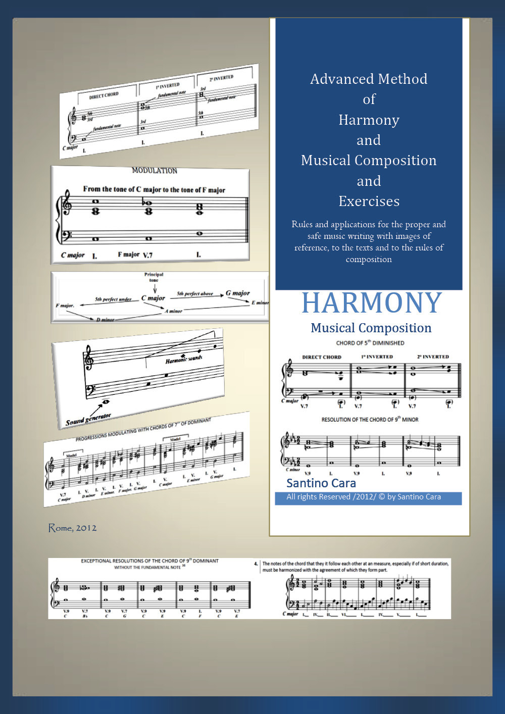 Advanced method of harmony and musical composition and exercises