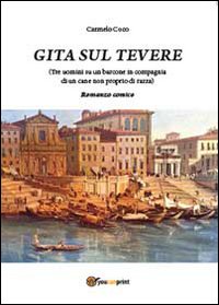 Gita sul Tevere (Tre uomini su un barcone in compagnia …